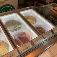 Vegan sorbets at Gelato Lab in Madrid