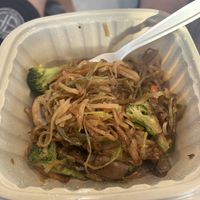 Bland, small, salty, overpriced pad Thai  at PTY - Avocat Organic Deli - T2 in Panama City