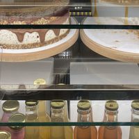 Some of the vegan cakes   at Ciacho Bez Cukru in Krakow