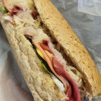 The Newport Hoagie as a sub. at Jamieson's Juice Factory in Newport
