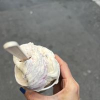 Lavanda e ribes, rosmarino con crumble al cioccolato   at Gelato Giusto in Milan