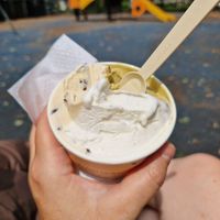 Stracciatella at Gelato Giusto in Milan