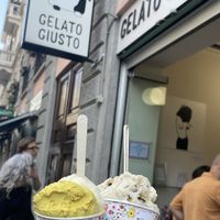   at Gelato Giusto in Milan