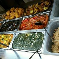 buffet at Loving Bistro in Prague