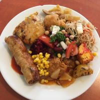 Buffet style  at Loving Bistro in Prague