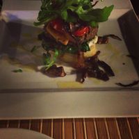 Gluten free burger  at LoVeg in Prague