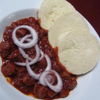 Czech goulash at LoVeg in Prague