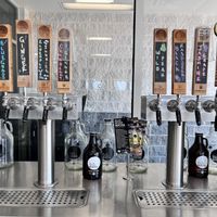Kombucha and Nitro cold brew on tap  at Frütopia  in Stephens City