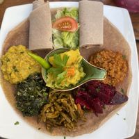 Vegan platter for one  at African House in Wertheim