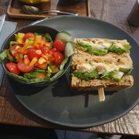Falafel Sandwich at Rocksalt in Crosby