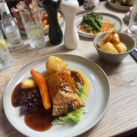 With sides   at The Refuge in Manchester