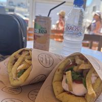   at Souvlaki n' Wrap in Oia