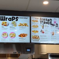 Menu at Odd Burger in Victoria