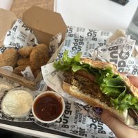   at Odd Burger in Victoria