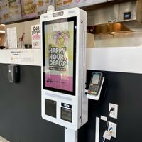 Ordered kiosk   at Odd Burger in Victoria