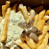 Famous style fries   at Odd Burger in Victoria