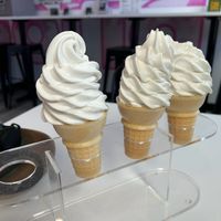 Soft serve ice cream at Odd Burger in Victoria