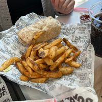 Chickun caesar wrap at Odd Burger in Victoria