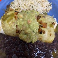 Sweet potato burrito  at Oscar's Cafe in Springdale