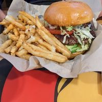 Impossible burger at Oscar's Cafe in Springdale