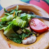 House salad at Oscar's Cafe in Springdale