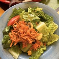 Side salad that came with the burrito  at Oscar's Cafe in Springdale