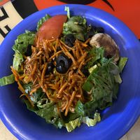 Fresh side salad  at Oscar's Cafe in Springdale
