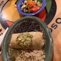 Sweet potato burrito  at Oscar's Cafe in Springdale