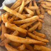 Delish fries  at Oscar's Cafe in Springdale