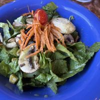 Side salad came with my meal  at Oscar's Cafe in Springdale