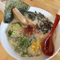 Vegan Tonkotsu Ramen   at Vegan Friendly Ramen by Playpen Friends in Nara