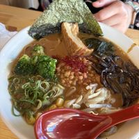 Vegan Shoyu Tonkotsu Ramen  at Vegan Friendly Ramen by Playpen Friends in Nara