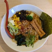 Syoyu tonkotsu ramen at Vegan Friendly Ramen by Playpen Friends in Nara