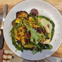 A reasonably priced generous serving. Wonderful flavours, although I would have quite liked a bit more mushroom. at Bellyfish Cafe in Terrigal