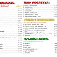 Menu at Eco Cafe in Nadi