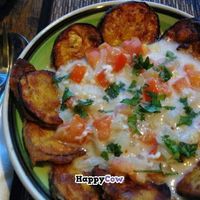Eggplant in fresh coconut sauce at Eco Cafe in Nadi