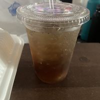 Free winter melon drink that came with my order. Spend $30 and you get it for free! Great refreshing summer drink and traditional to boot!  at Tang's Asian Vegetarian in San Jose