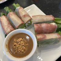 Bbq pork spring rolls  at Tang's Asian Vegetarian in San Jose