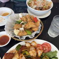 From top to bottom: #49, #8, #29  at Tang's Asian Vegetarian in San Jose