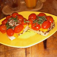 Vegan toast at Yellow Bourbon in Faro