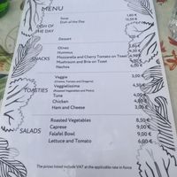 Menu  at A Tasca Nova in Silves