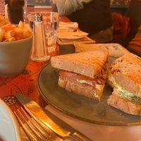 Blt n fries  at Pescado Lounge in Whitby