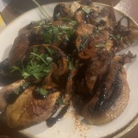 Mushrooms   at Taverna Mariou in Crete