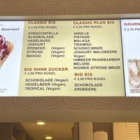Menu    at Caffè e Gelato in Berlin