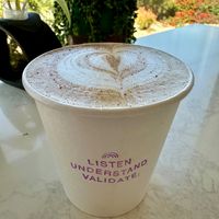 Oatmilk Cappucino at LUV Collective  in Huntington Beach