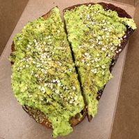 “Simple Is Best” Avocado Toast minus the pickled onions at LUV Collective  in Huntington Beach
