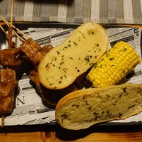 Tofu Spieße asiatisch at Hexenkessl Almbar Pitztal in Plangeross