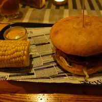 Vegan Klassik Burger at Hexenkessl Almbar Pitztal in Plangeross
