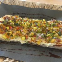 Awaze mango flatbread  at 13 SUNS Ethiopian Café & Eatery in Toronto