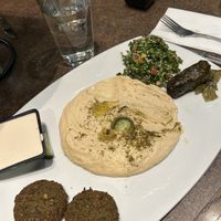 Vegan Mezza Plate  at Salam Restaurant in Hillsboro